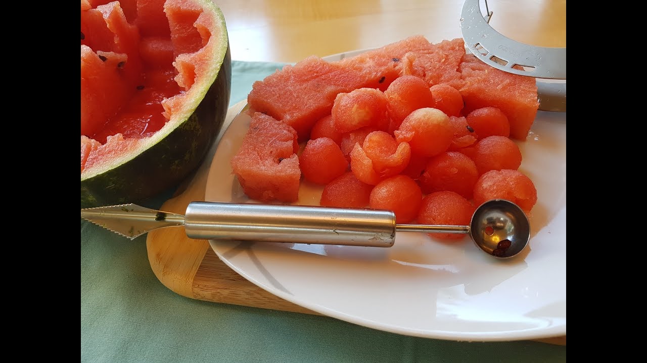 Melonen schneiden Trick Life Hack Party tauglich